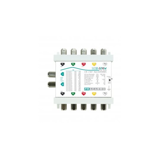 Acquista Multiswitch DCSS 5 ingressi e 2 uscite derivate utente, vh...