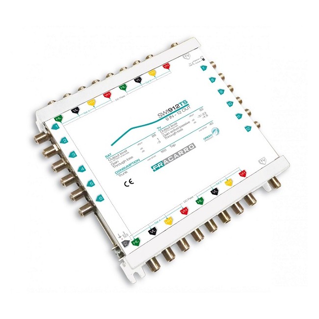 Acquista Multiswitch 8IN SAT + TV 12 derivazioni passante | Tiessee...