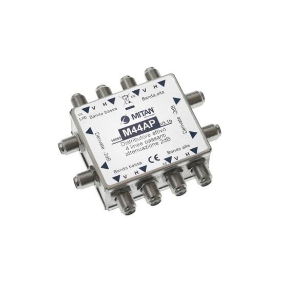 Acquista Multiswitch passante attivo 4 IN 4 OUT 4 derivazioni | Tie...