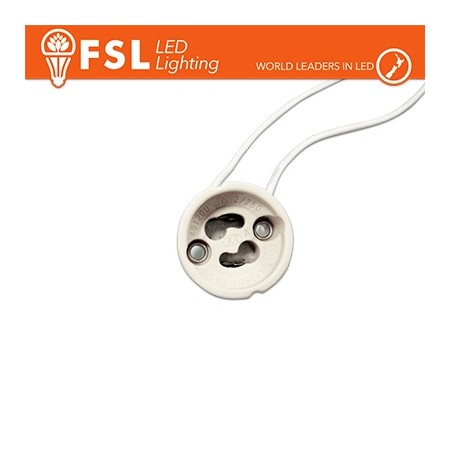 Acquista Portalampada attacco GU10 ceramico | Tiesseelettronica.com