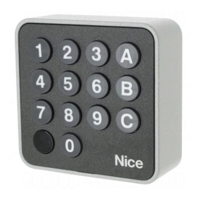 Acquista Tastiera NICE da esterno via radio 3 combinazioni | Tiesse...