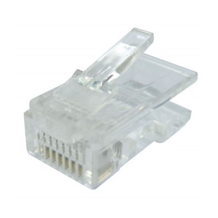 Acquista Spina telefonica 4 contatti corpo 6 RJ12 PLUG a crimpare |...