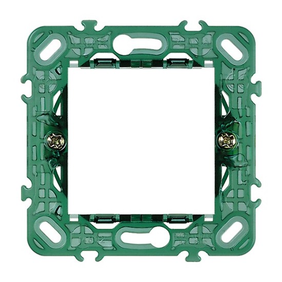 Acquista Supporto 2 moduli, con viti, per scatole tonde da incasso ...