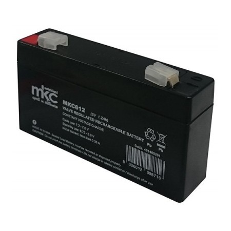 Acquista Batteria 6V 1.2A, al piombo ricaricabile terminale faston ...