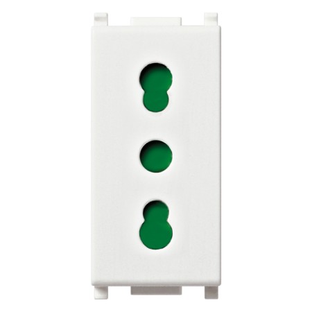 Acquista Bipresa SICURY 2P+T 16 A 250 V~ standard italiano tipo P17...