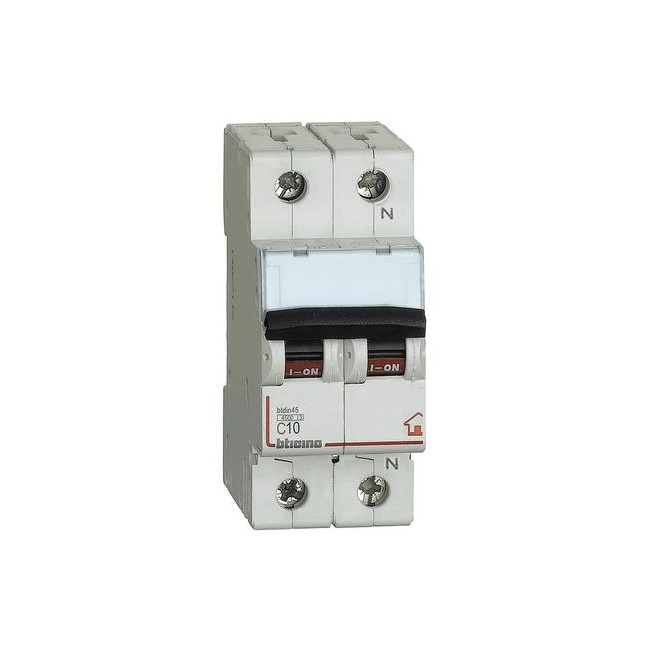 Acquista Magnetotermico BTICINO 1P+N curva C - In- 16A - Icn- 4,5kA...