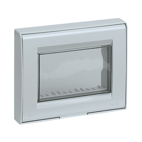 Acquista Calotta IP55 per apparecchi 3 moduli Idea o 3 moduli speci...