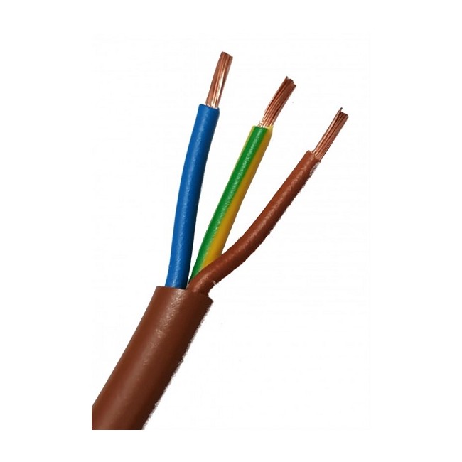 Acquista Cavo alimentazione 3X2,50mmq FS18OR18 300/500V marrone mat...
