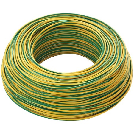 Acquista Cavo colore GIALLO/VERDE 1X2,5mmq per energia isolato in P...