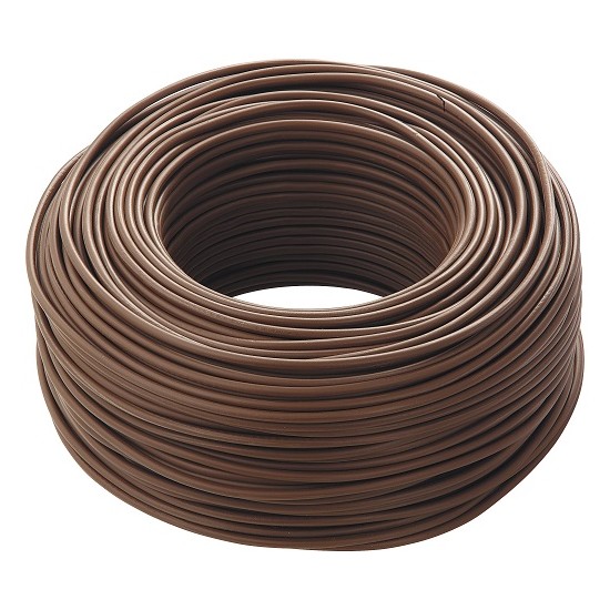 Acquista Cavo colore MARRONE 1X1,5mmq per energia isolato in PVC di...