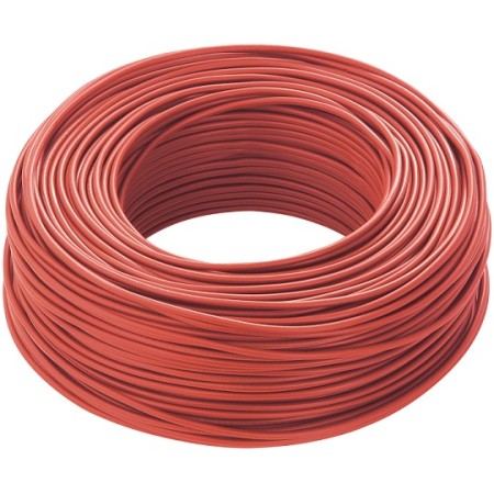 Acquista Cavo colore ROSSO 1X1,5mmq per energia isolato in PVC di q...