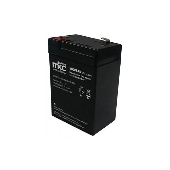 Acquista Batteria 6V 4,5Ah al piombo ricaricabile MKC645/vari march...