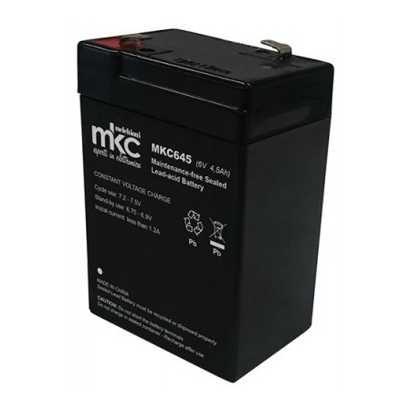 Acquista Batteria 6V 4,5Ah al piombo ricaricabile MKC645/vari march...