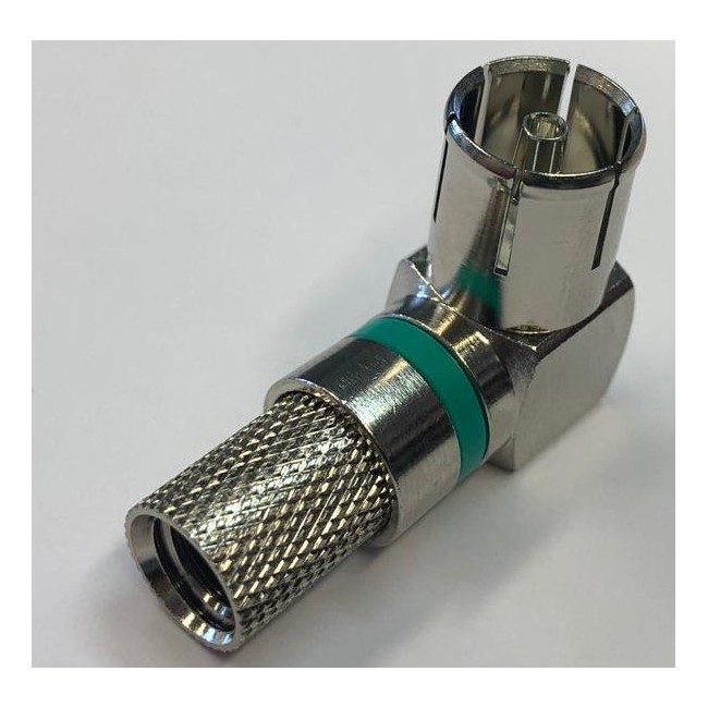 Acquista Presa TV volante IEC 90° avvitare per cavo 7mm | Tiesseele...