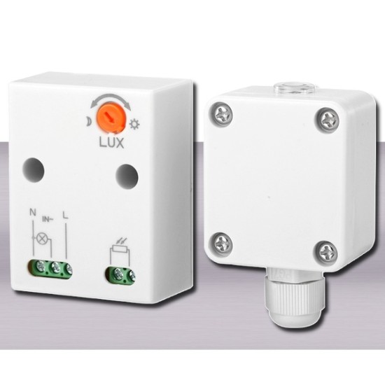 Acquista Sensore Crepuscolare 15A IP65 accensione automatica di luc...