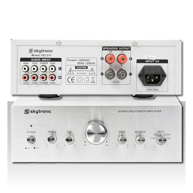 Acquista Amplificatore audio alta fedeltà con ingressi per DVD, CD,...