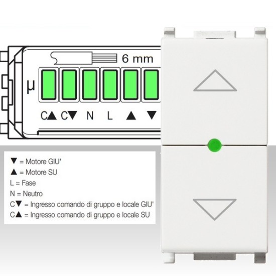 Acquista Commutatore elettronico Quid per tapparella a LED e con do...