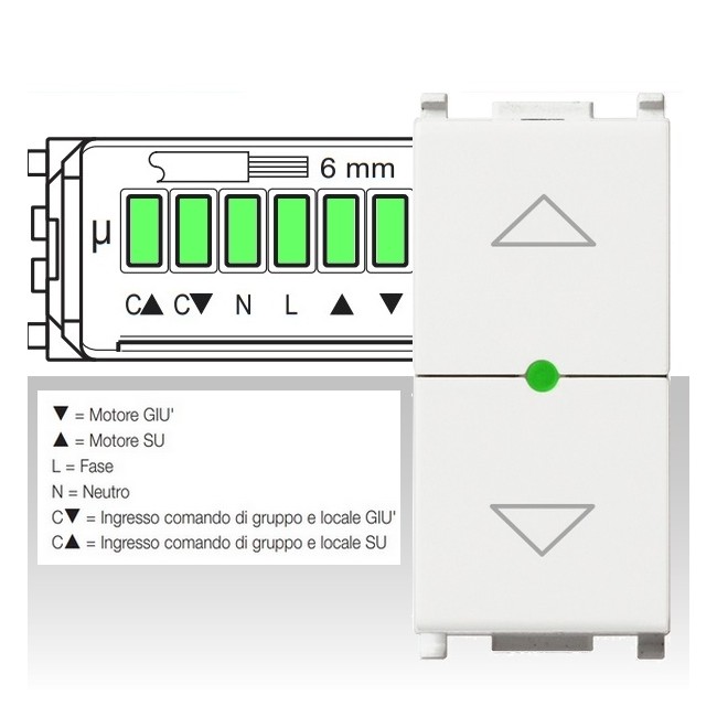 Acquista Commutatore elettronico Quid per tapparella a LED e con do...