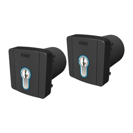 Acquista Kit composto da due selettori a chiave da incasso conretro...