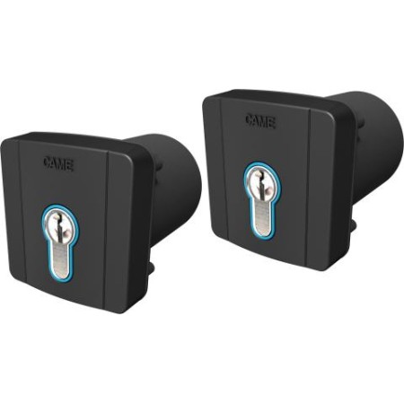 Acquista Kit composto da due selettori a chiave da incasso conretro...