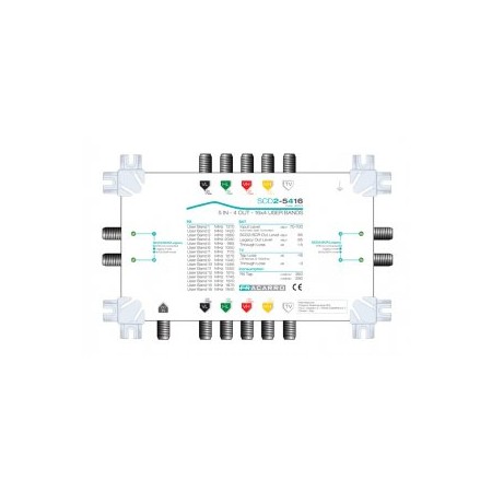 Acquista Multiswitch DCSS 5 ingressi e 4 uscite derivate utente, vh...