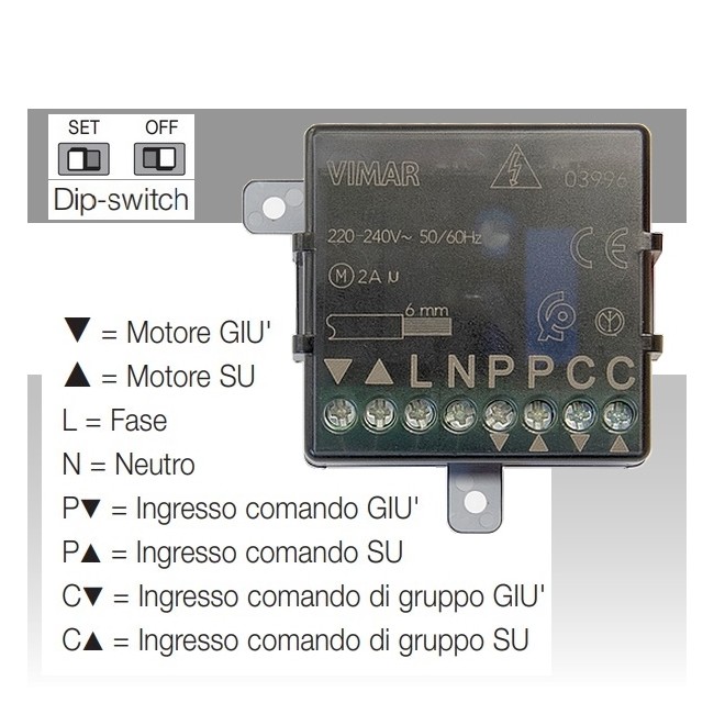 Acquista Modulo relè QUID per controllo tapparelle e tende con rego...
