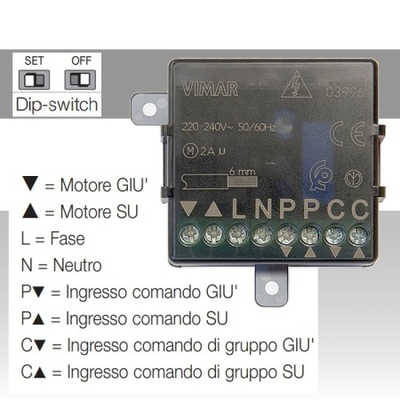 Acquista Modulo relè QUID per controllo tapparelle e tende con rego...