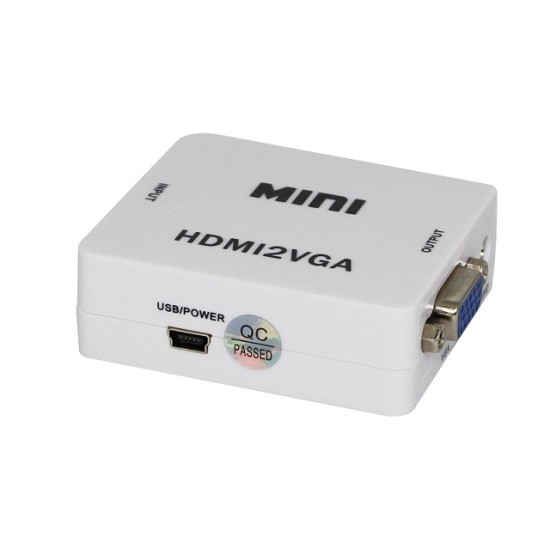 Acquista Mini Convertitore Video Alta Defizione, da HDMI a VGA+audi...