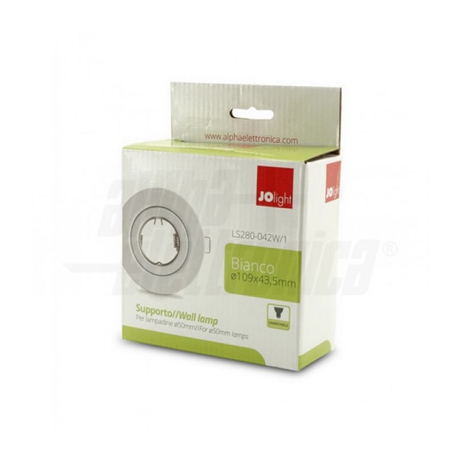 Acquista Faretto da incasso BIANCO tondo per lampada MR16/GU10 (non...