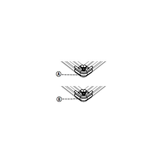 Acquista Coppia angolari per bordo sensibile STOP PROTO | Tiesseele...