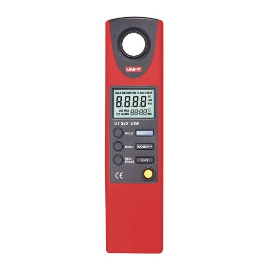 Acquista Luxmetro UNI-T Digitale UT-382 con cavo interfaccia USB | ...