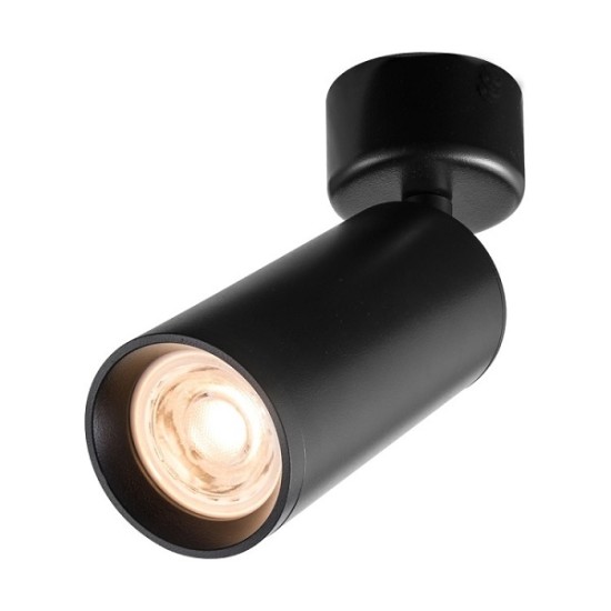 Acquista Faretto con snodo in alluminio nero 60X130mm attacco GU10 ...