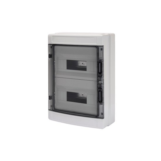 Acquista Quadro di distribuzione 24 moduli IP65 con barra DIN e spo...