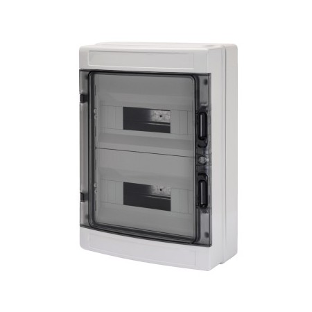 Acquista Quadro di distribuzione 24 moduli IP65 con barra DIN e spo...