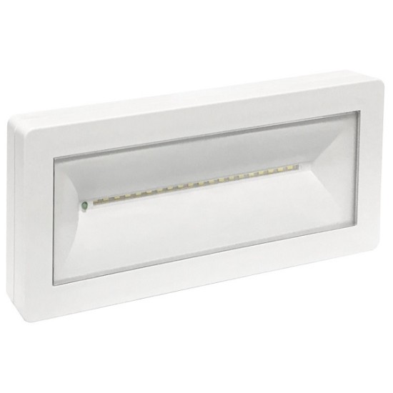 Acquista Lampada di emergenza 60 min da parete equivalente 11w 120 ...