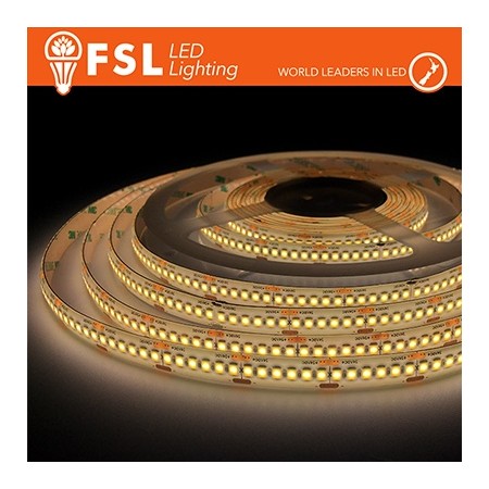 Acquista Striscia LED 16W/m 6500K IP65 SILICON 2835 24V 240 led/m 5...