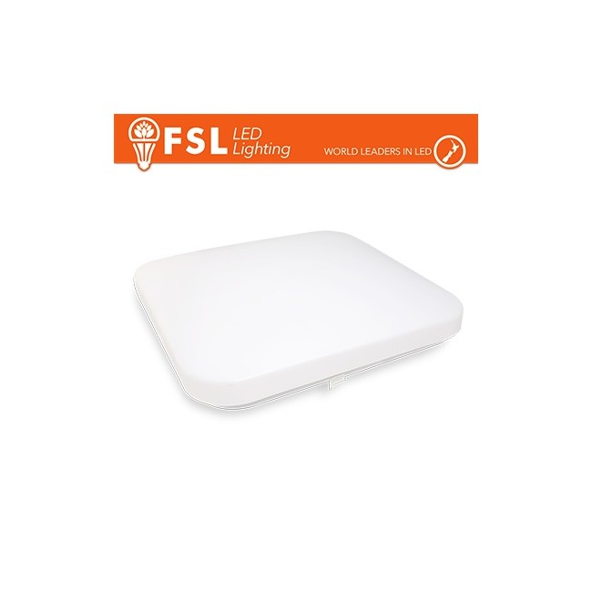 Acquista Plafoniera Quadrata LED IP20 25W 4000K 33x6,8cm | Tiesseel...