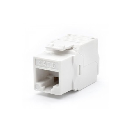 Acquista Presa Bianca RJ45 Keystone cat 6 professionale in plastica...