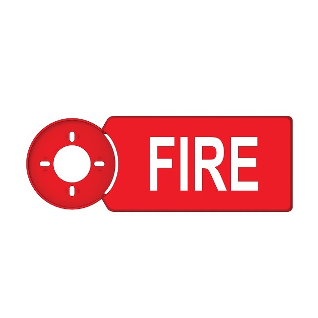 Acquista Targa di supporto per avvisatori ottico acustici con pitto...