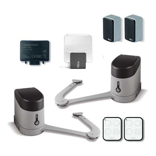 Acquista Kit bidirezionale NICE per l’automazione di cancelli a bat...