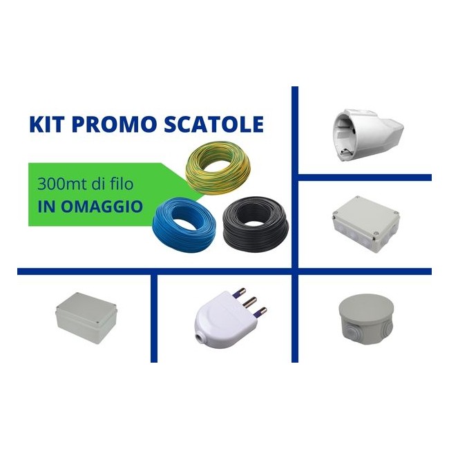 Acquista Kit promozionale scatole da esterno con 3 matasse filo 1,5...
