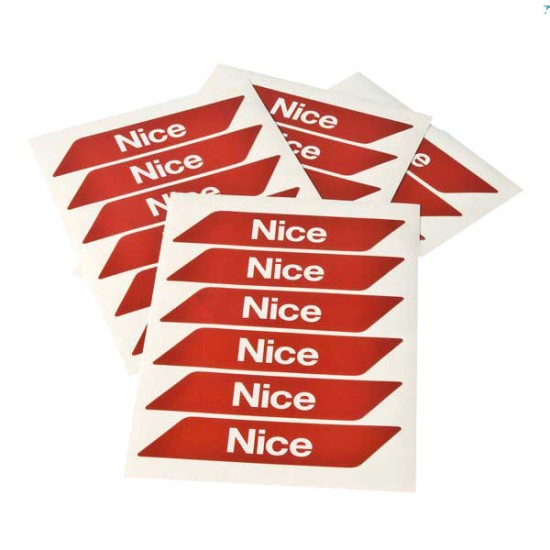 Acquista Strisce rosse NICE rifrangenti confezine 24 pz | Tiesseele...
