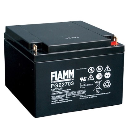 Acquista Batteria 12V 27Ah, al piombo ricaricabile, terminale bandi...