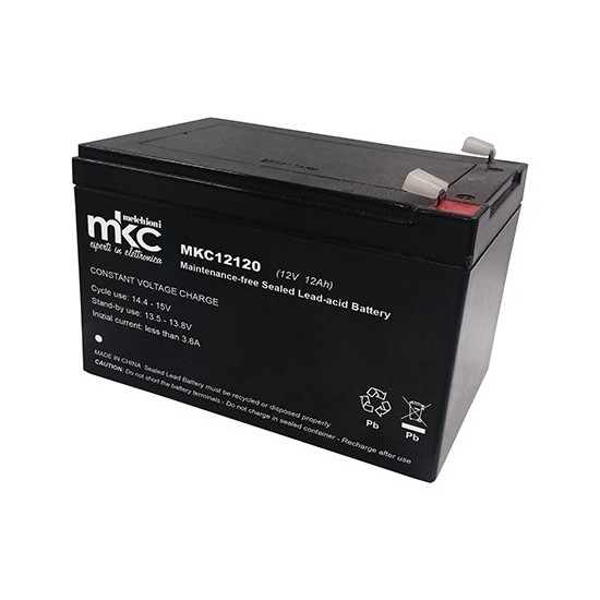 Acquista Batteria 12V 12Ah, ermetica al piombo ricaricabile varie m...