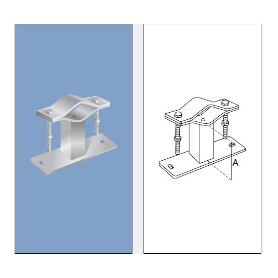 Acquista Zanca a muro distanziata 10 Cm | Tiesseelettronica.com