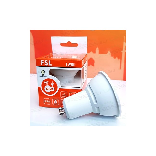 Acquista Lampadina LED GU10 3W 3000K 250LM 38° CRI-80 luce calda | ...