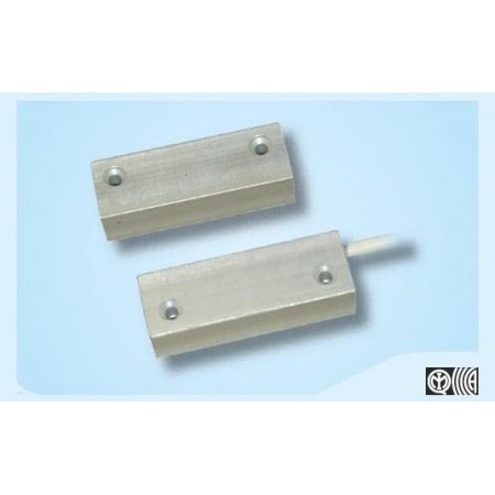Acquista Contatto magnetico alluminio per porte metalliche 58x15x20...