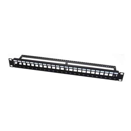 Acquista Patch panel modulare 24 posti UTP categoria 5 e 6 con cabl...