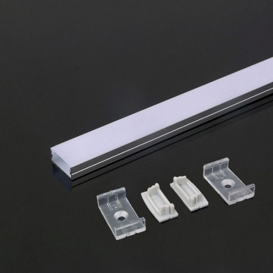 Acquista Profilo in Alluminio Colore Bianco per Strip LED (Max l: 2...
