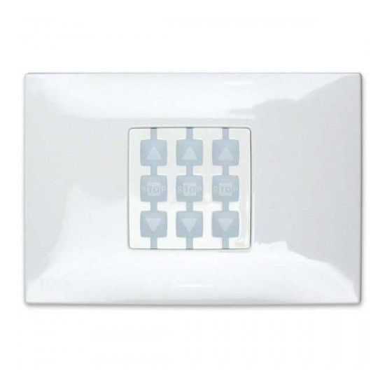 Acquista Supporto a parete NICE forma rettangolare, colore bianco |...